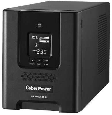 ИБП CyberPower PR3000ELCDSL, 3000VA, 2700W, IEC, черный