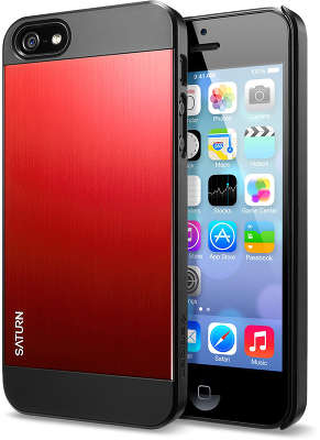 Чехол Spigen SGP Saturn для iPhone 5/5S, Metal Red [SGP10143]