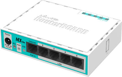 Маршрутизатор Mikrotik hEX lite 5x10/100 Mbps RB750r2