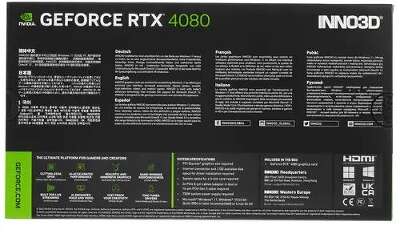 Видеокарта Inno3D NVIDIA nVidia GeForce RTX 4080 iChill X3 16Gb DDR6X PCI-E HDMI, 3DP