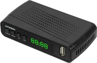 Ресивер DVB-T2 Hyundai H-DVB520 черный
