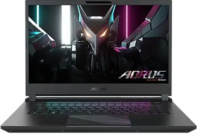 Ноутбук Gigabyte Aorus 15 9KF Core i5 12500H 16Gb SSD512Gb NVIDIA GeForce RTX4060 8Gb 15.6" IPS FHD (1920x1080) Windows 11 Home black WiFi BT Cam (9KF-E3KZ353SH)