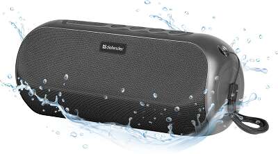 Портативная колонка DEFENDER G32 (черный, 20Вт, BT/FM/USB/TF/AUX/TWS/IP56) (65232)
