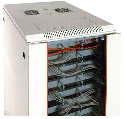 Шкаф коммутационный ЦМО (ШТК-М-42.6.8-1ААА) напольный 42U 600x800мм пер.дв.стекл задн.дв.стал.лист 2 бок.пан. направл.под закл.гайки 550кг серый 655мм 104.6кг 180град. 2030мм