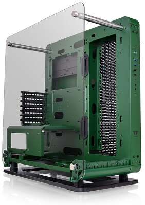 Корпус Thermaltake Core P6 TG Racing Green, черный/зеленый, ATX, Без БП (CA-1V2-00MCWN-00)