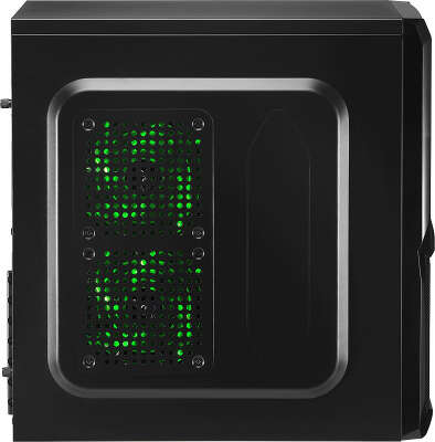Корпус Aerocool V3X Advance Evil Green Edition , ATX, без БП, 1х USB 3.0, 1х USB 2.0, в комплекте 1х 120мм gre