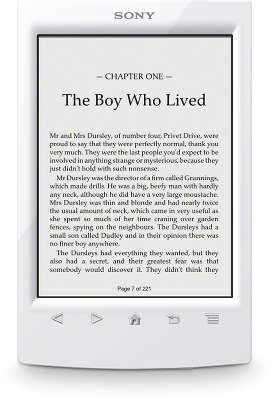 Электронная книга 6" Sony Reader™ PRS-T2 (цвет белый)