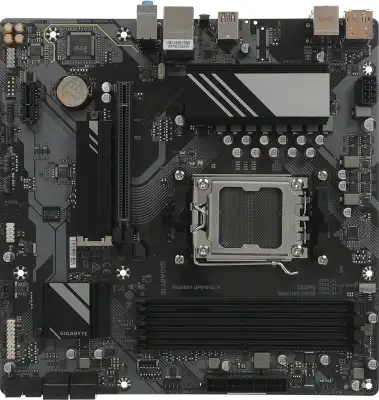 Материнская плата Gigabyte A620M GAMING X Socket AM5 AMD A620 4xDDR5 mATX AC`97 8ch(7.1) GbLAN RAID+HDMI+DP