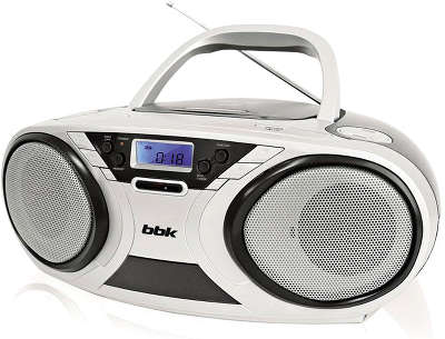 Аудиомагнитола BBK BX516U серебристый/черный 7Вт/CD/MP3/FM(dig)/USB
