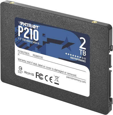 Твердотельный накопитель SATA3 2Tb [P210S2TB25] (SSD) Patriot