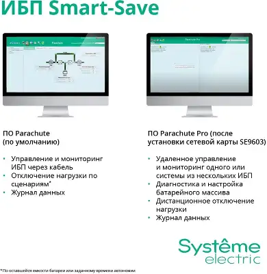 ИБП Smart-Save SMT Systeme Electric 2000 ВА RM 2U AVR 6 C13 230 В SmartSlot [SMTSE2000RMI2U]