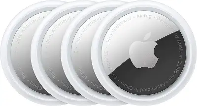 Метка Apple AirTag A2187 компл.:4шт/серебристый (MX542ZP/A)