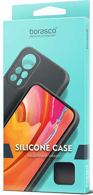 Чехол (клип-кейс) BoraSCO для Infinix Note 30i Silicone Case черный (72109)