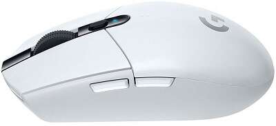 Мышь игровая Logitech G305 Lightspeed White |910-005291| белая, 200-12000dpi, беспроводная 2.4GHz, |910-005291| USB приемник LIGHTSPEED™, 5 программируемых кнопок, под обе руки
