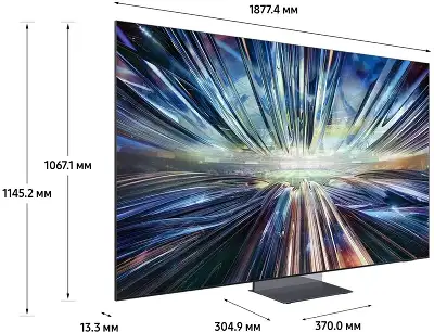 Телевизор QLED Samsung 85" QE85QN900DUXRU Series 9 черный графит 8K Ultra HD 120Hz DVB-T2 DVB-C DVB-S2 USB WiFi Smart TV (RUS)