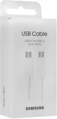 Кабель Samsung EP-DX510JWRGRU USB Type-C (m)-USB Type-C (m) 1.8м белый