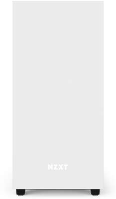 Корпус NZXT H510 White/black, белый, ATX, Без БП (CA-H510B-W1)
