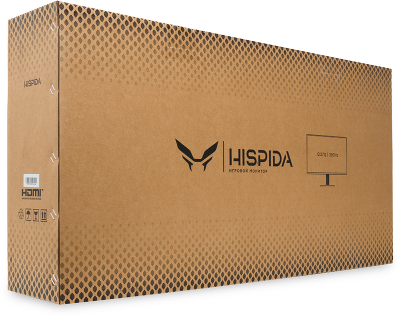 Монитор HISPIDA 27'' 2560x1440, OLED, 178/178, 0.03ms, 250nit, 1.5M:1, 280Hz, 2xDP 1.4/2xHDMI 2.1, noUSB-A, FreeSync, LowBlueLight, LTSP, ExtPWR, VESA 100x100, White, 1y