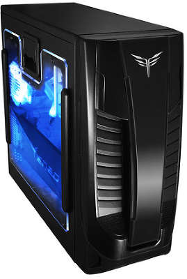 Корпус midiATX RaidMax Enzo (BU-BK-BK) черный (без БП)
