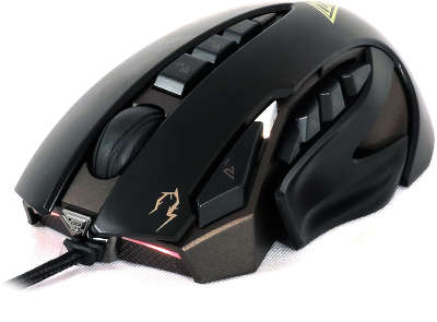 Мышь игровая GAMDIAS ZEUS (GMS1100) проводная, 8200dpi, USB, чёрная