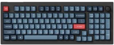 Полноразмерная (96%) механическая клавиатура Keychron V5 Max - 3 типа подключения, 97 клавиш, цвет Carbon Black, переключатели Gateron Jupiter Banana