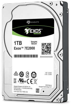 Жесткий диск/ UNSEALED HDD Seagate SAS 1Tb 2.5'' Exos 7E2000 7200 128Mb (Inspur DC19+, clean pulled) 1 year warranty (replacement ST1000NM001A, ST900MM0006, ST900MM0168) UNSEALED