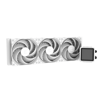 Система водяного охлаждения Zalman CPU Liquid Cooler 360mm, ARGB, LCD Display, white