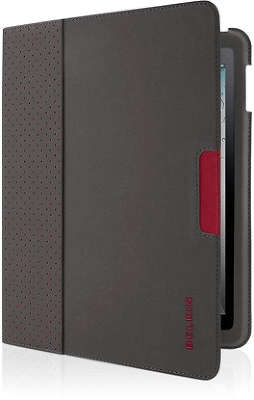 Чехол Belkin Slim Folio Stand для iPad 2, черно-красный [F8N605cwC01]