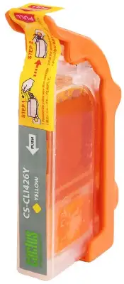 Картридж струйный Cactus CS-CLI426Y CLI-426Y желтый (9мл) для Canon Pixma MG5140/5240/6140/8140/MX884 с чипом