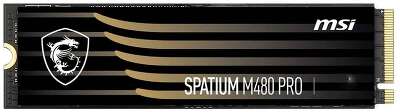 Твердотельный накопитель SSD MSI 4TB PCIe 4.0 NVMe M.2 SPATIUM M480 PRO