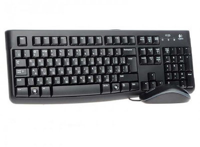 Клавиатура + мышь Logitech Desktop MK120 Black 920-002561