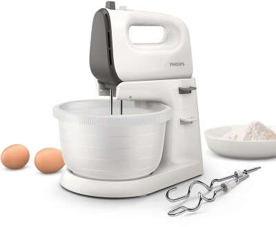 Миксер стационарный Philips HR3745 450Вт белый/серый