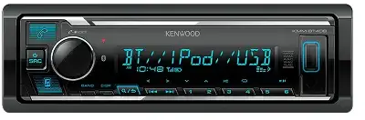Автомагнитола Kenwood KMM-BT408 1DIN 4x50Вт v4.2 DSP 3