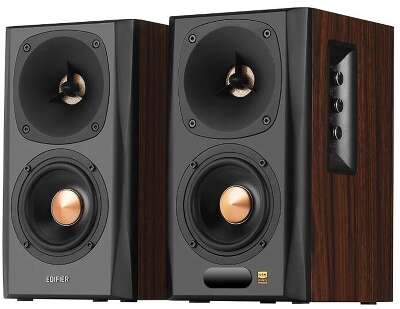 Edifier S360DB Brown {2 сат. + сабвуфер,150W RMS, 40-20000Гц, дерево, беспроводной пульт ДУ, Bluetooth aptX}