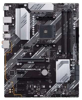 Материнская плата ASUS PRIME B550-PLUS, AM4, B550, 4*DDR4, 6*SATA, 2*M.2, 6*USB 3.2, 2*USB 2.0, 2*PCIx16, 3*PCIx1, DP+HDMI, ATX ; 90MB14U0-M0EAY0