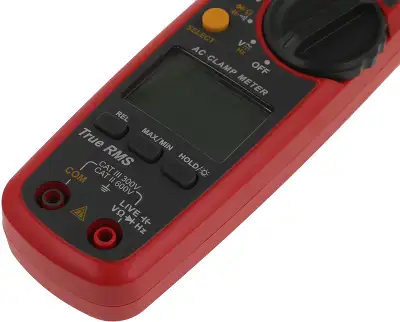 Клещи токоизмерительные RGK CM-10 цифр. измер.ток:переменный/постоянный красный/черный (776417)