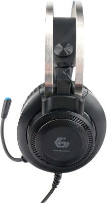 Гарнитура игровая Gembird MHS-GX2, мембр. 50 мм, подсветка, рег. гром., рег.оголовье, каб. 2,1 м