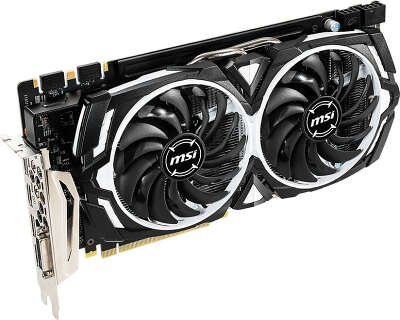 Видеокарта MSI nVidia GeForce GTX1060 ARMOR 6GD5X OC 6Gb DDR5X PCI-E DVI, HDMI, 3DP