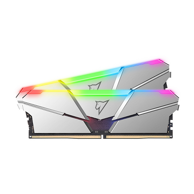Оперативная память Netac Shadow RGB 32GB (2x16GB) DDR5-5600 (PC5-44800) C40 40-40-40-77 1.2V XMP Dual DIMM Kit Silver