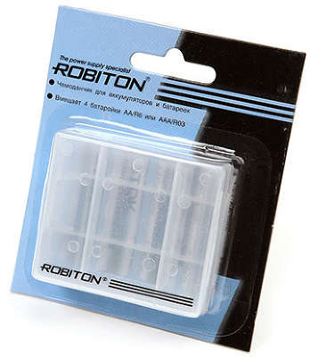 Футляр Robiton Robibox для 4-х аккумуляторов