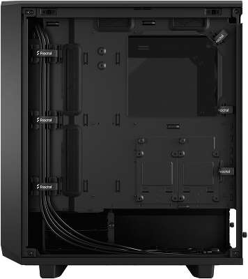 Корпус Fractal Design Meshify 2 Compact Dark, черный, ATX, Без БП (FD-C-MES2C-02)