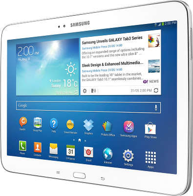 Планшетный компьютер 10" Samsung Galaxy Tab III 16Gb 3G White [GT-P5200ZWAMGF]