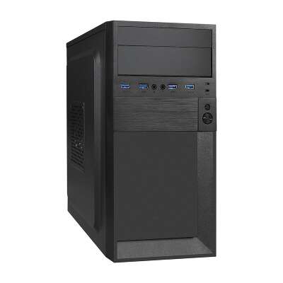 Корпус ExeGate BAA-105U4-01-AAA400, черный, mATX, 400W (EX291151RUS)
