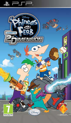 Игра для PSP Финес и Ферб. Покорение 2-ого измерения (Essentials)