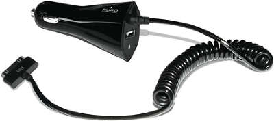 Автомобильное зарядное устройство Puro Car Charger для iPhone/iPod, черное [22777]