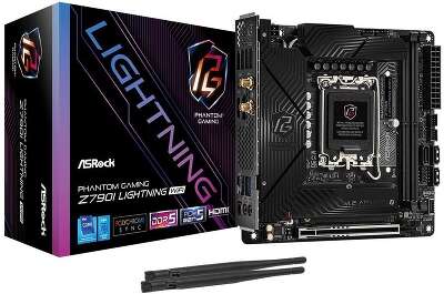 Материнская плата ASRock Z790I LIGHTNING WIFI (LGA1700/Z790/2xDDR5/mini-ITX/HDMI) (Z790I LIGHTNING WIFI)