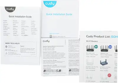 Бесшовный Mesh роутер Cudy M3000 (M3000(1-PACK) WHITE) AX3000 10/100/1000/2500BASE-T белый