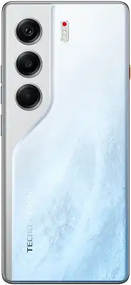 Смартфон Tecno Camon 40 256Gb 12Gb белый моноблок 3G 4G 2Sim 6.78" 1080x2436 Android 15 50Mpix 802.11 a/b/g/n/ac NFC GPS GSM900/1800 GSM1900 Protect FM microSD max1024Gb