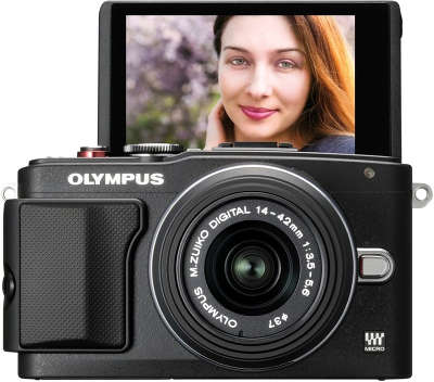Цифровая фотокамера Olympus E-PL6 Black Kit (M.Zuiko 14-42 мм II R)