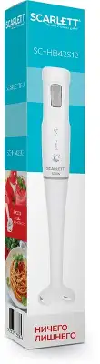 Блендер погружной Scarlett SC-HB42S12 500Вт белый